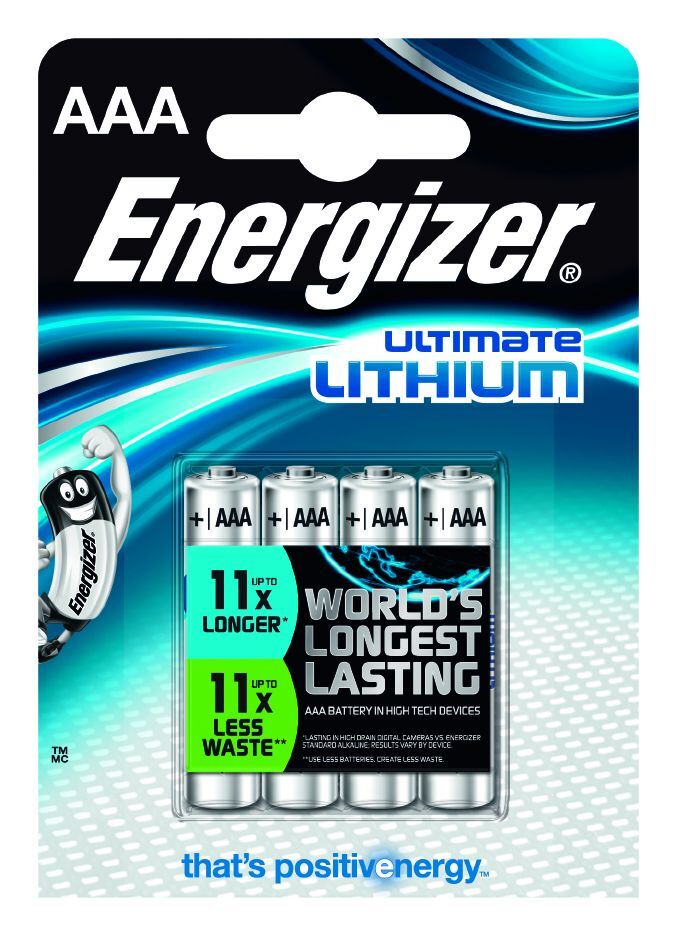 Batterie Micro Lithium 1,5Volt 4er Blister