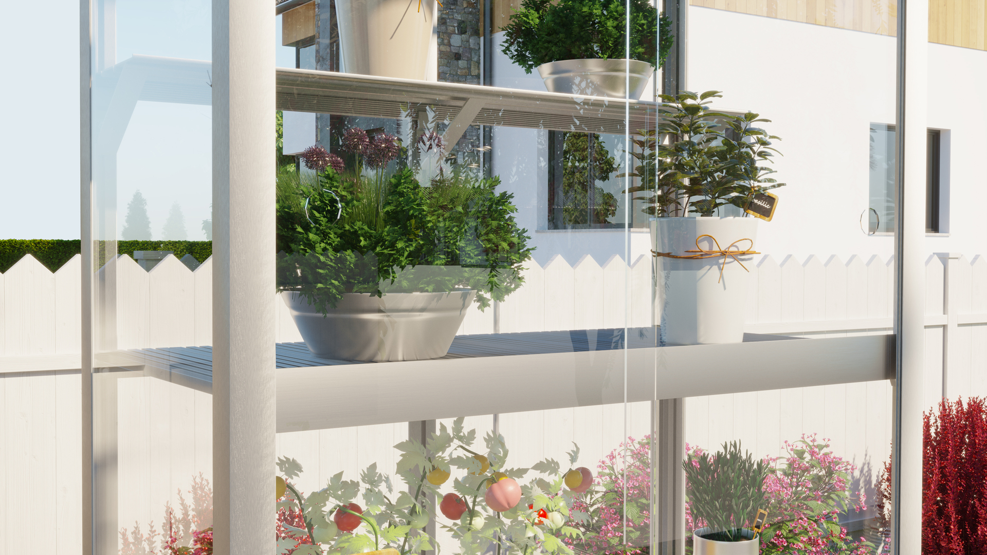 Zusatzregal Balkongewächshaus