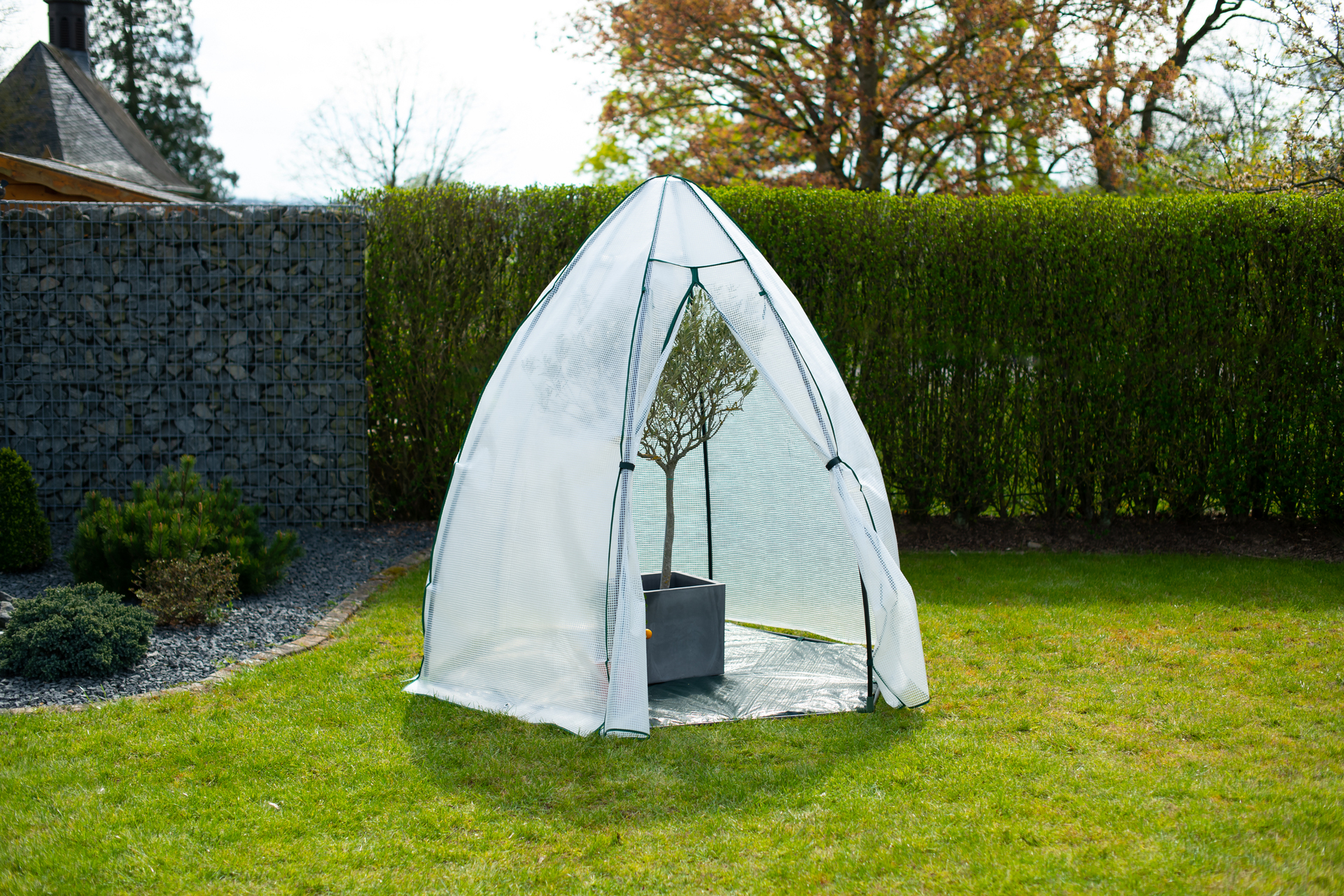 Foliengewächshaus Winterzelt Minze bei leitermann.de günstig kaufen Foliengewächshaus Winterzelt Minze