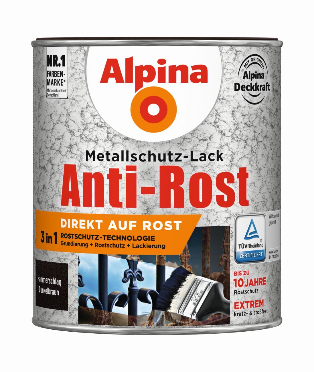 Alpina Farben GmbH Metallschutzlack Hammerschlag