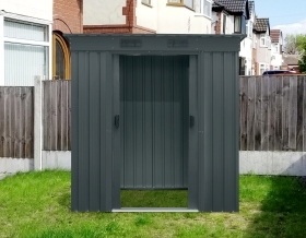 Gerätehaus LEIPZIG II anthrazit matt bei leitermann.de günstig kaufen Gerätehaus LEIPZIG II anthrazit matt