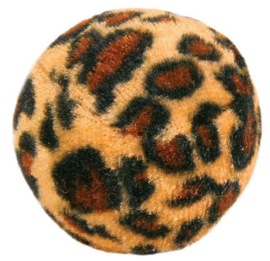 TRIXIE Spielbälle mit Leopardenmuster Ø4cm Set