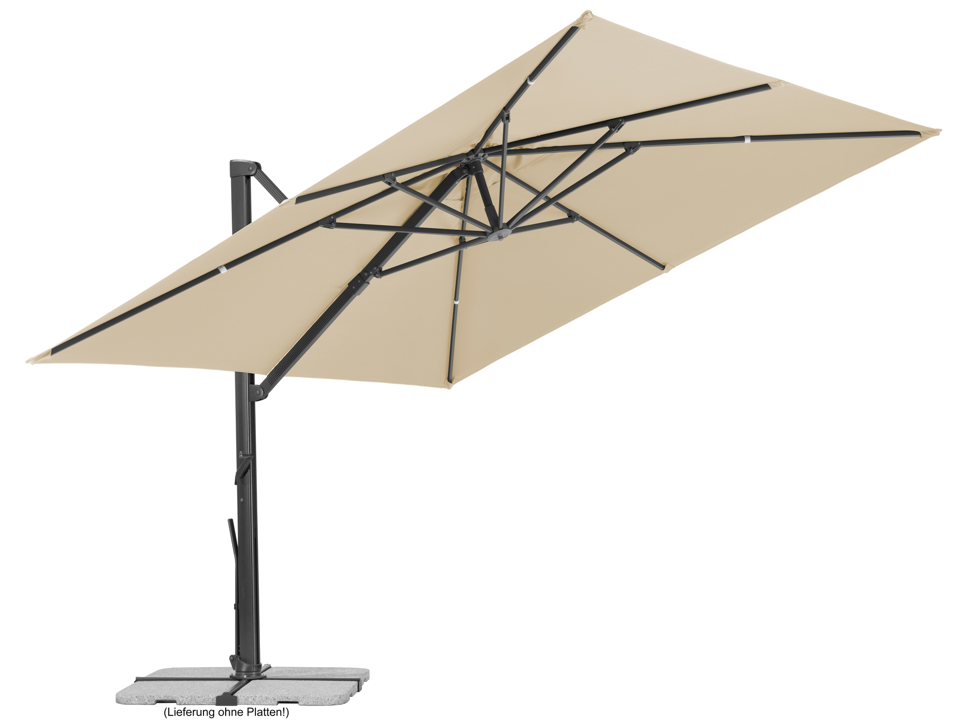 Ampelschirm Rhodos Smart 300x300cm bei leitermann.de günstig kaufen Ampelschirm Rhodos Smart 300x300cm