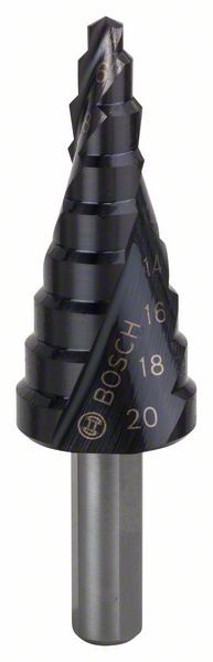 Stufenbohrer HSS-AlTiN, 4 - 20 mm, 6 mm,