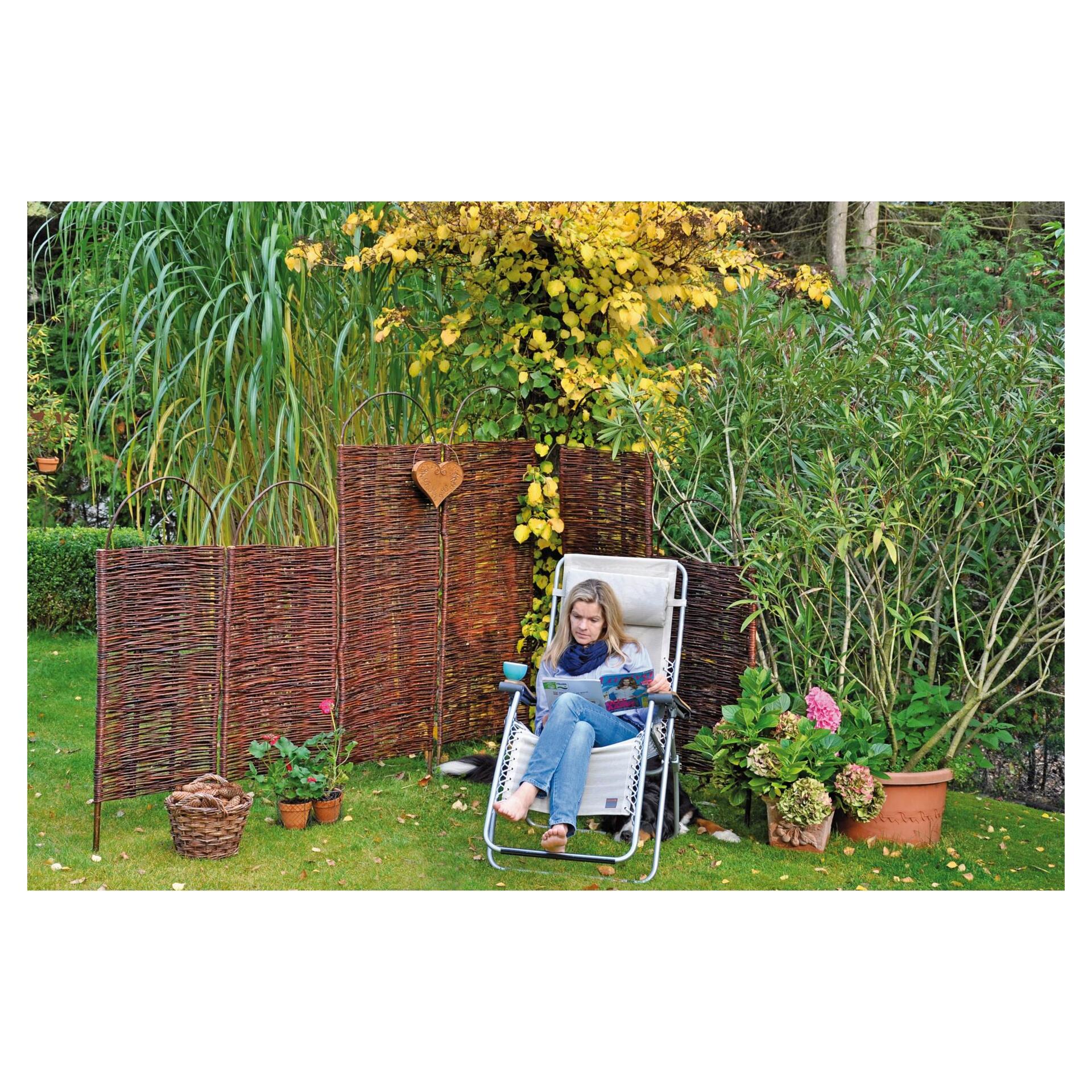 ALESSIA Steckparavent aus Weidengeflecht bei leitermann.de günstig kaufen ALESSIA Steckparavent aus Weidengeflecht