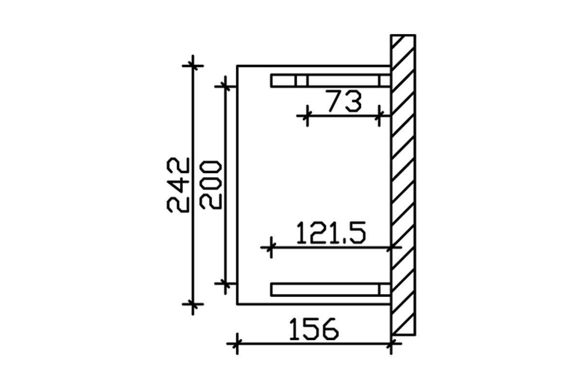 Vordach Paderborn 3 Pultdach