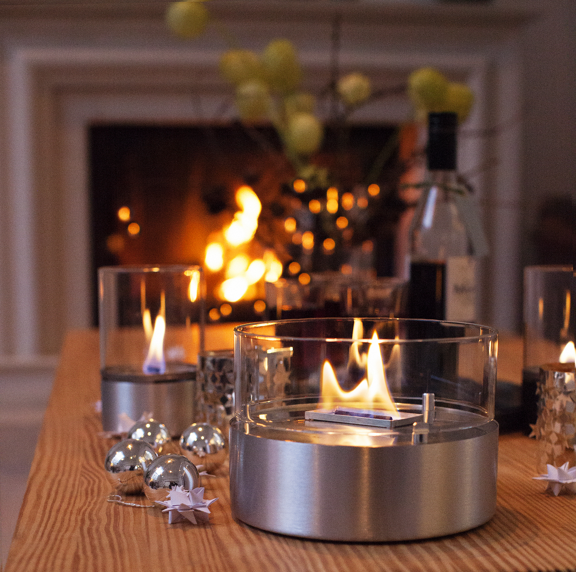 Tisch- + Terrassenfeuer "CAFE ALU" bei leitermann.de günstig kaufen Tisch- + Terrassenfeuer "CAFE ALU"