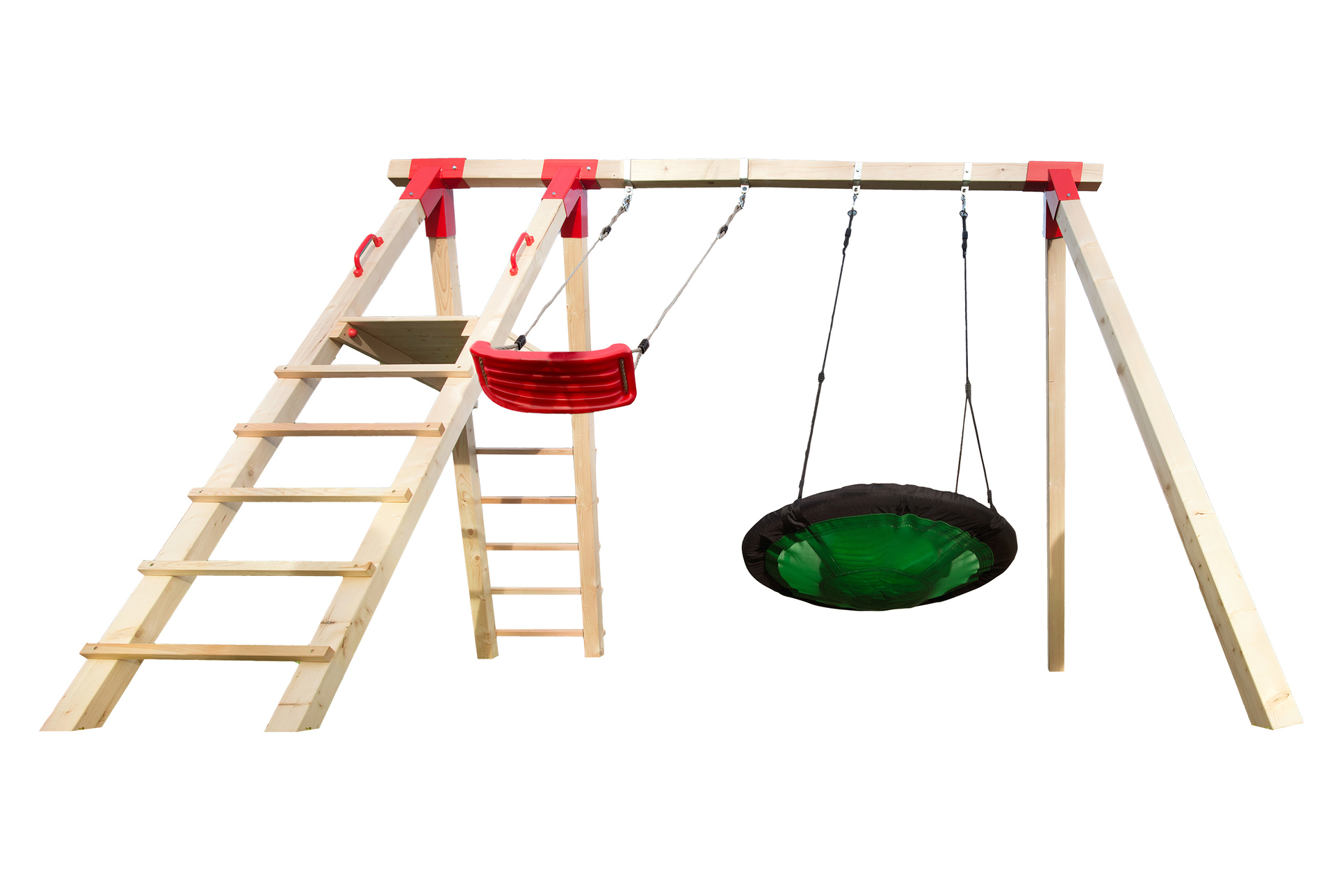Tabaluga Schaukel mit Podest Schaukelnest und Einzelschaukel