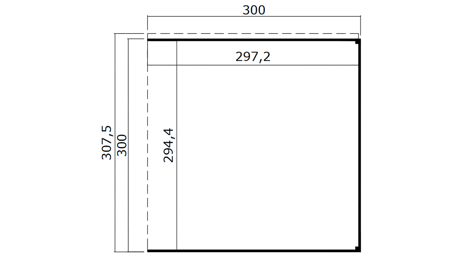 Anbau für Gartenhaus Stella/Nika