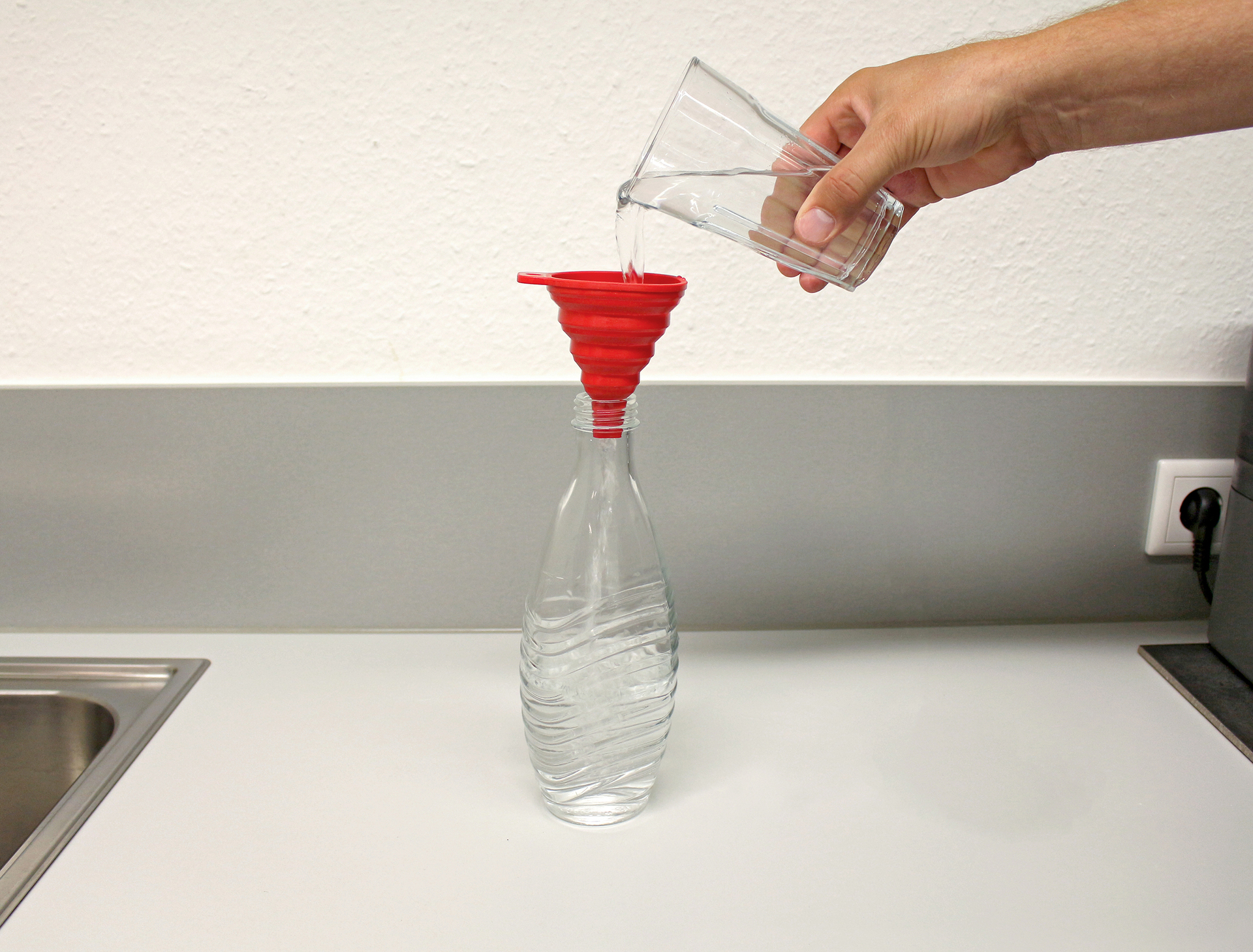 Faltbarer Silikontrichter bei leitermann.de günstig kaufen Faltbarer Silikontrichter