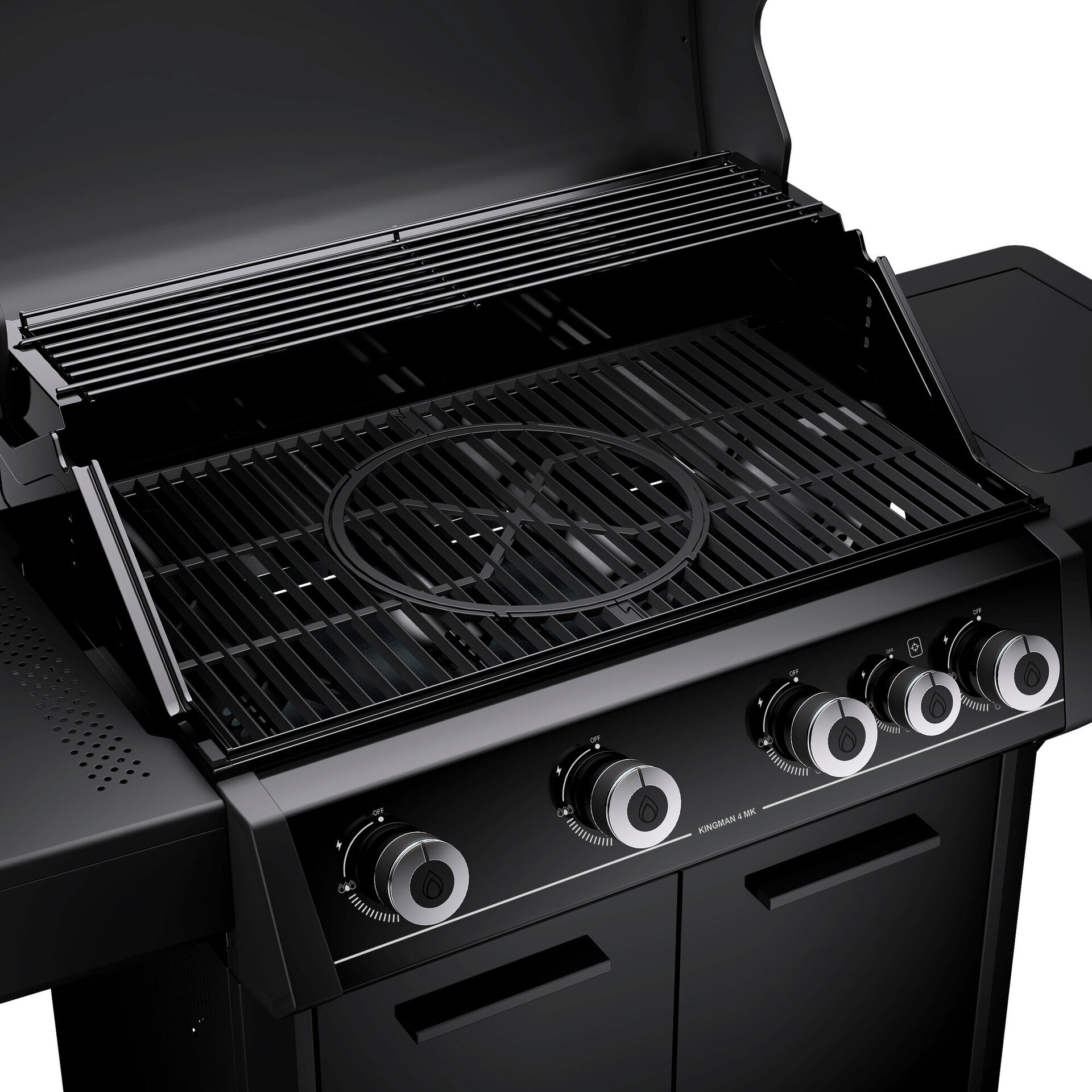 Gasgrill Kingman 4 MK, schwarz bei leitermann.de günstig kaufen Gasgrill Kingman 4 MK, schwarz