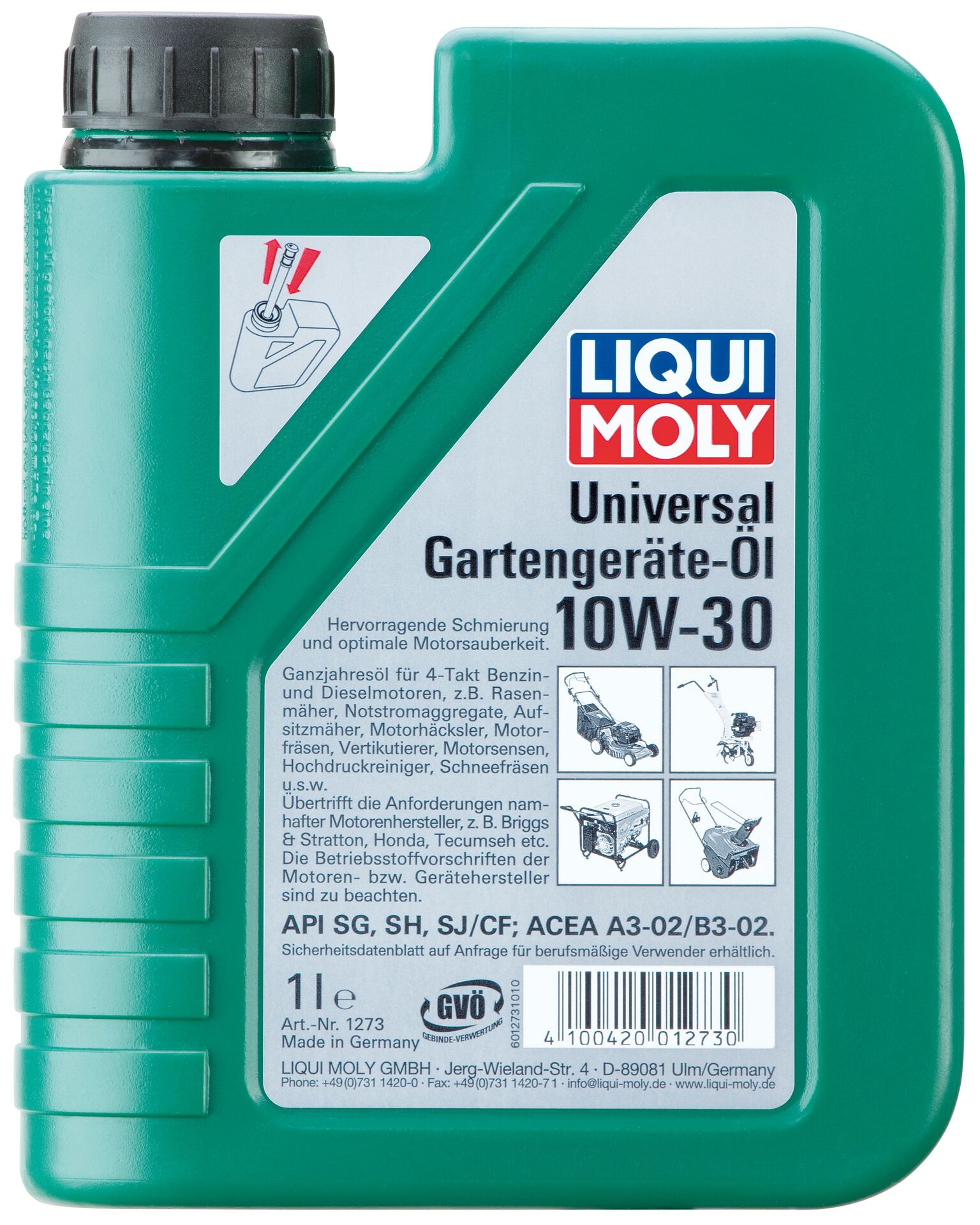 Universal Gartengeräte-Öl 10 W-30