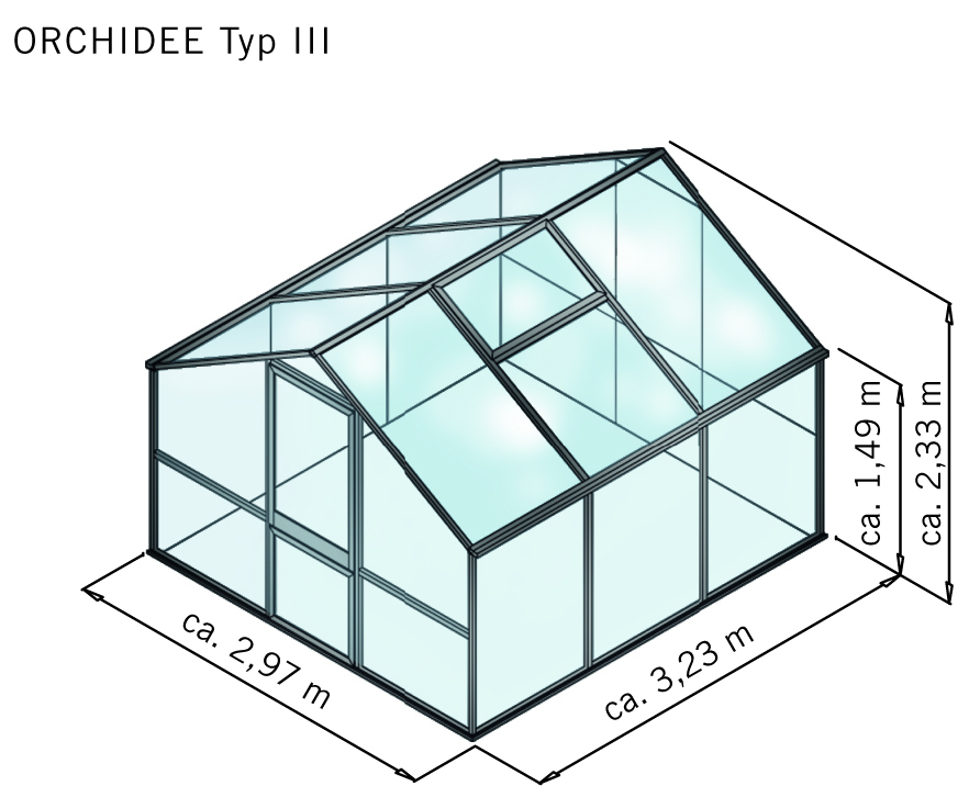 Gewächshaus Orchidee bei leitermann.de günstig kaufen Gewächshaus Orchidee