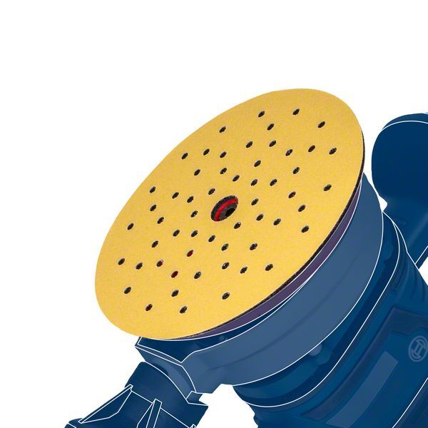 EXPERT C470 Schleifpapier mit 8 Löchern für Schwingschleifer, 93 x 186 mm, G 80, 10-tlg.. Für Exzenterschleifer