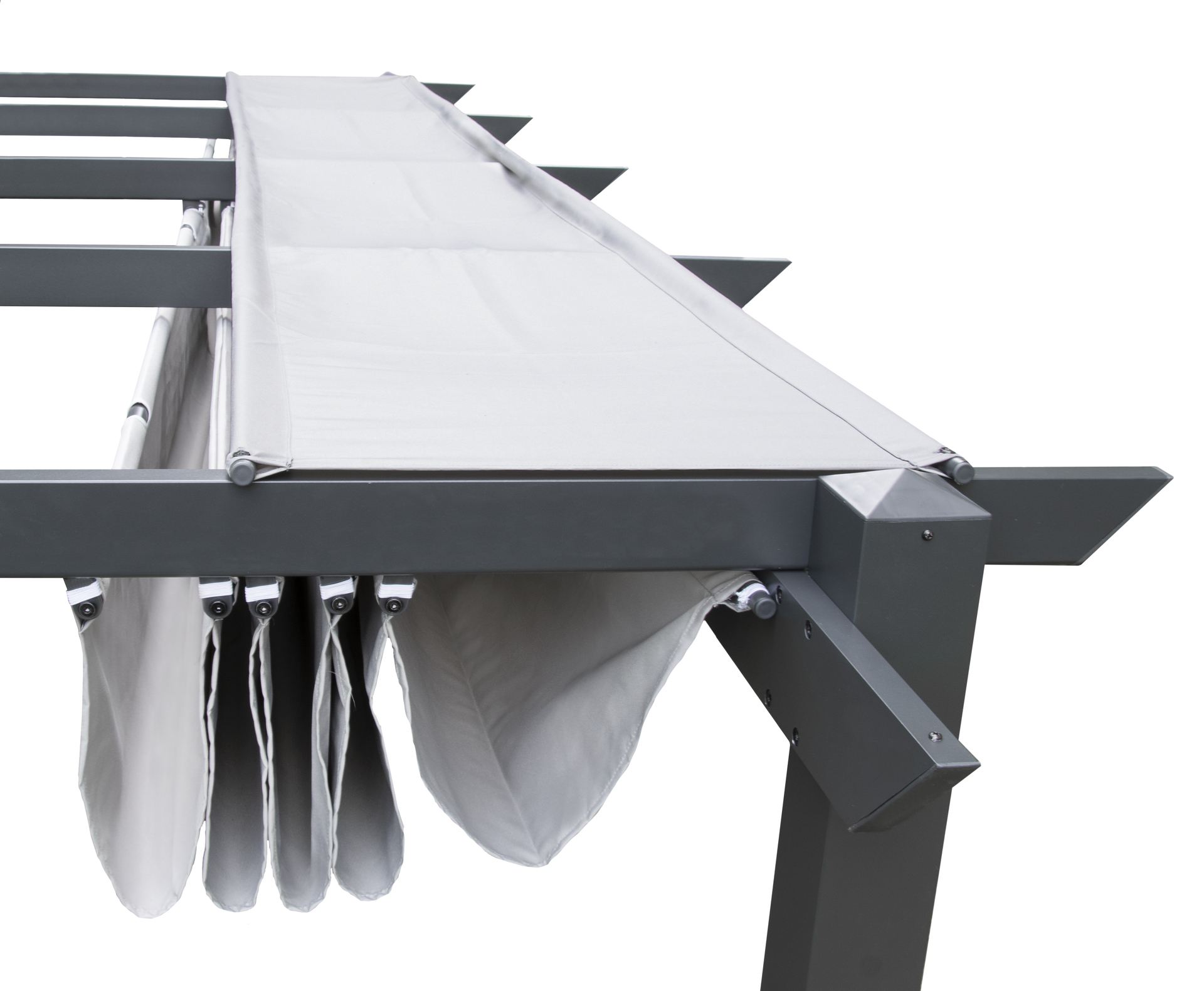 Pergola Pavillion anthrazit 3x4m bei leitermann.de günstig kaufen Pergola Pavillion anthrazit 3x4m