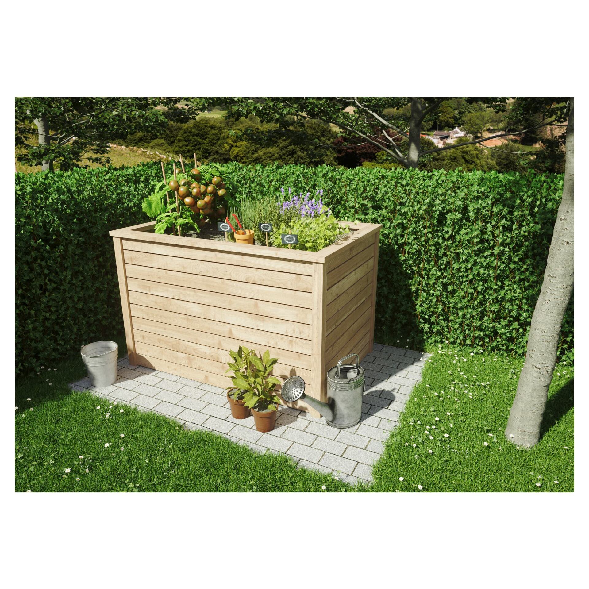 VEIJLE-Hochbeet LÄRCHE B 125xH 80xT 85 cm bei leitermann.de günstig kaufen VEIJLE-Hochbeet LÄRCHE B 125xH 80xT 85 cm