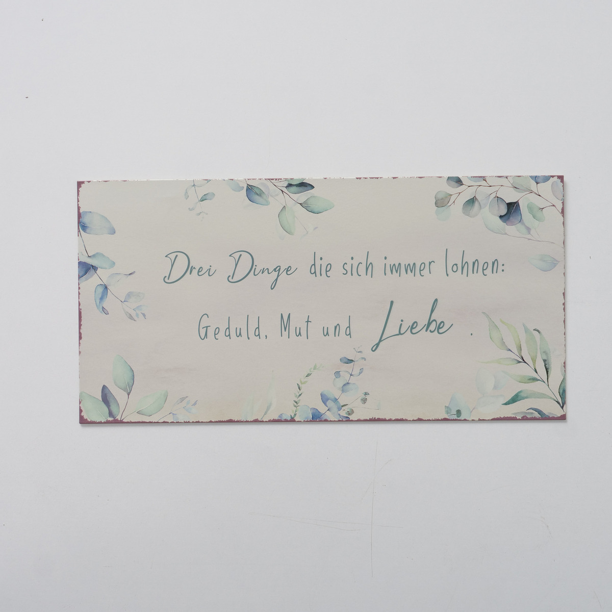 Schild Eukana 3-fach sortiert