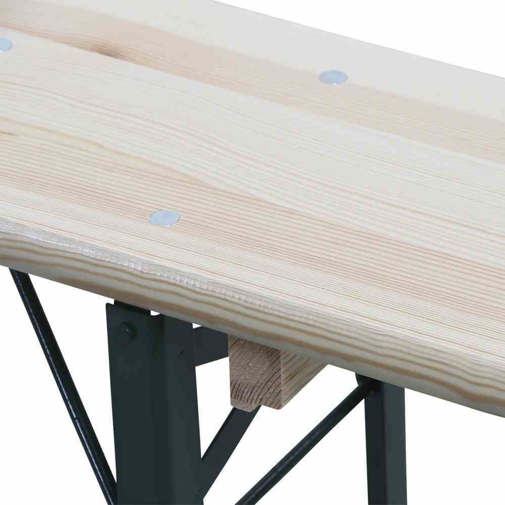 Festzeltgarnitur 3-teilig, 220x50x79cm