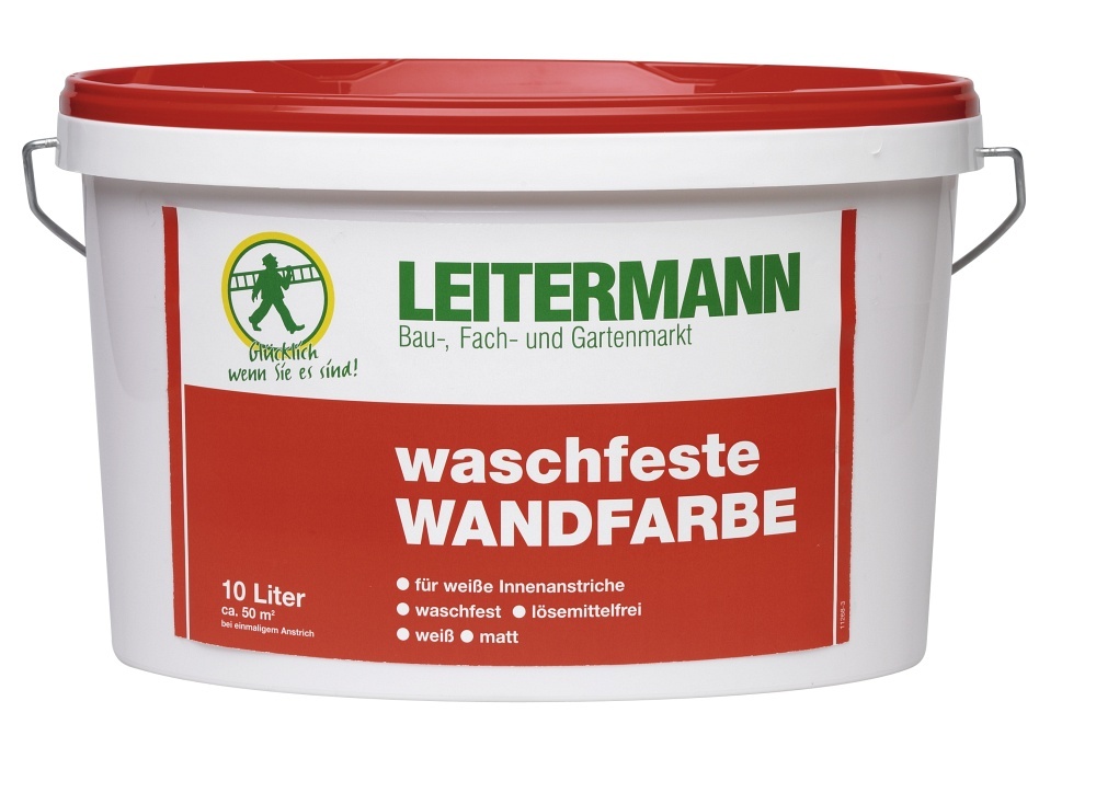 Leitermann Wandfarbe waschfest