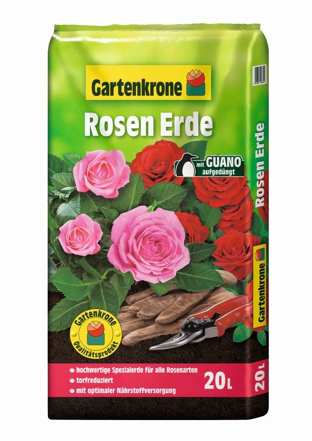 Rosenerde, torfreduziert 20L bei leitermann.de günstig kaufen Rosenerde, torfreduziert 20L