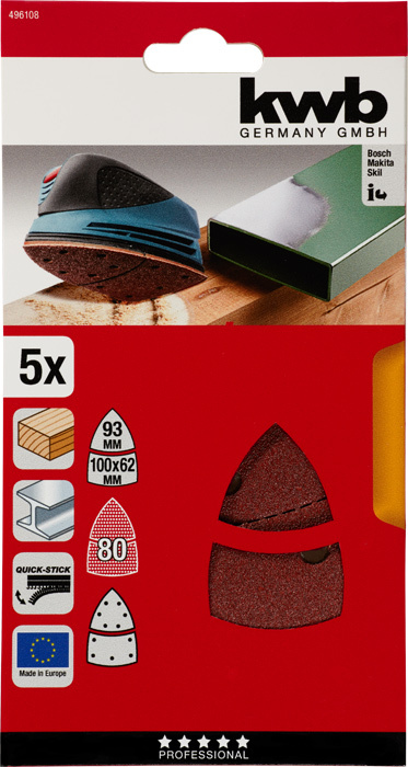 QUICK-STICK Schleifdreiecke bei leitermann.de günstig kaufen QUICK-STICK Schleifdreiecke