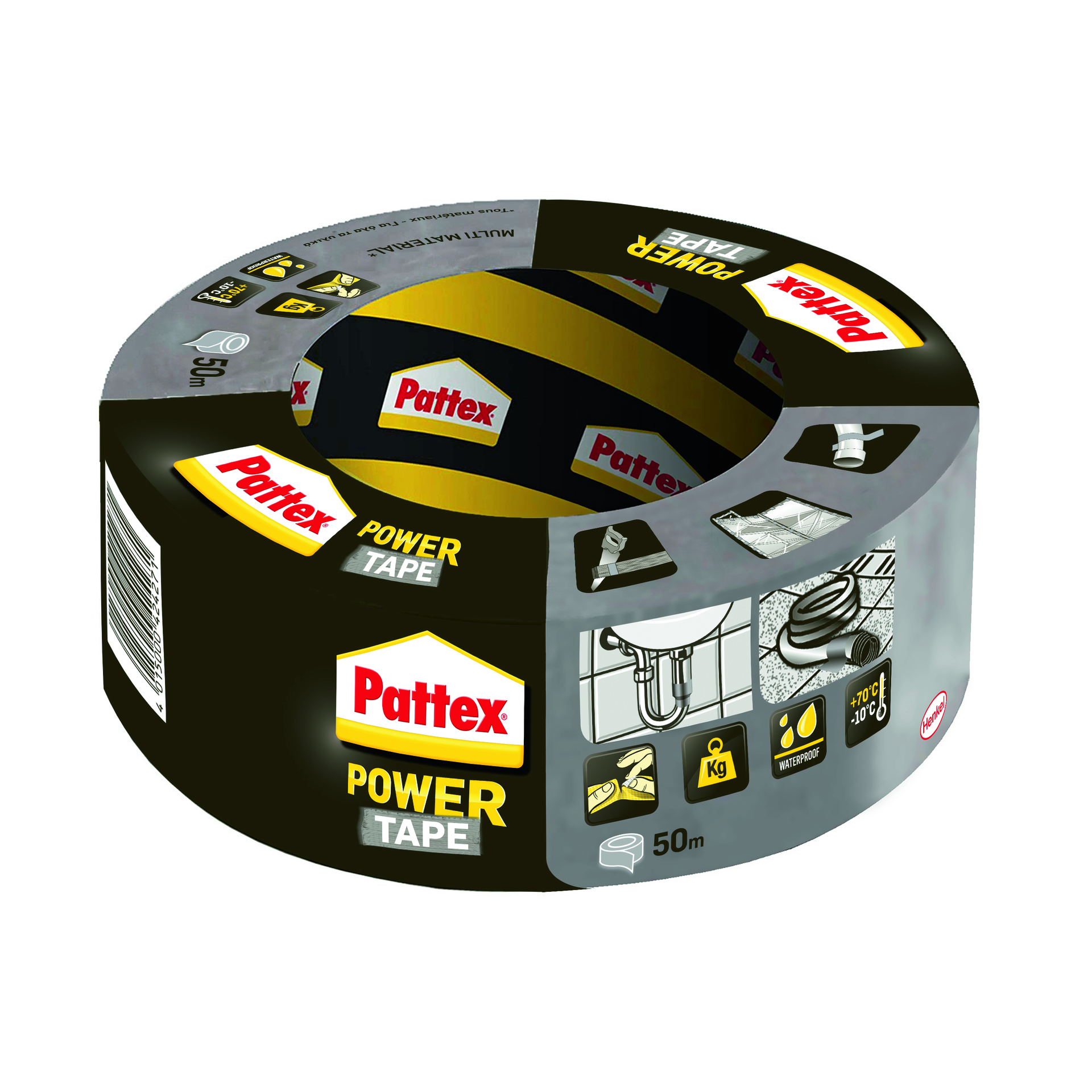 Pattex Power Tape 50mx50mm silber