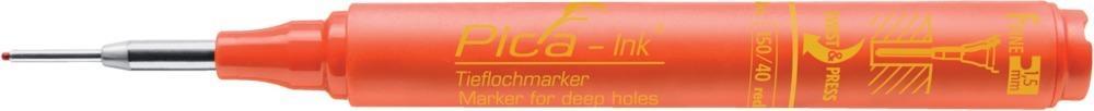 Tieflochmarker Pica-Ink rot Pica