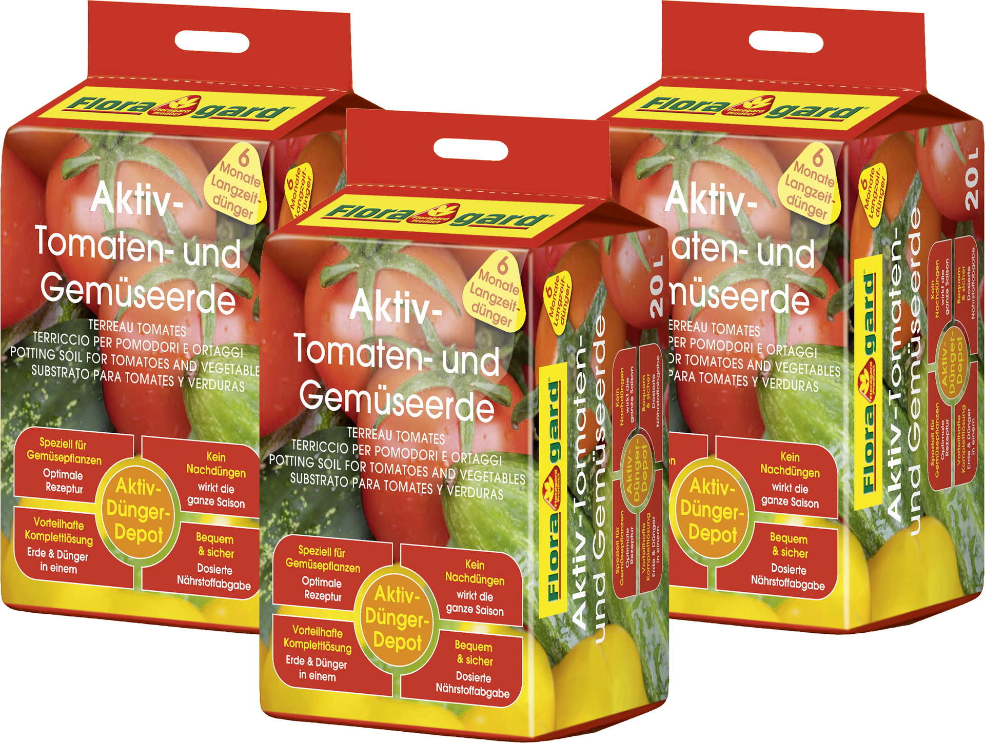 Floragard Vertriebs GmbH Aktiv Tomaten- und Gemüseerde