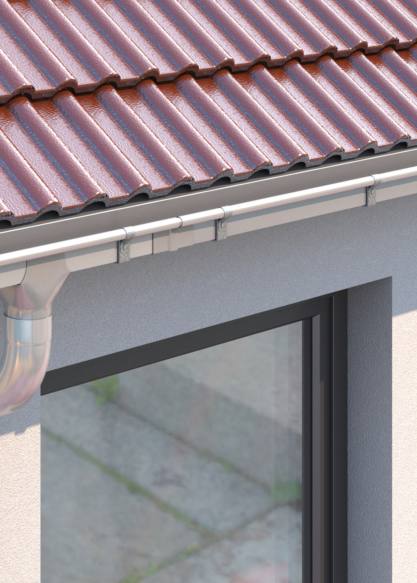 Kastenrinnenverbinder zum Ankleben, RG 70, 10-teilig bei leitermann.de günstig kaufen Kastenrinnenverbinder zum Ankleben, RG 70, 10-teilig