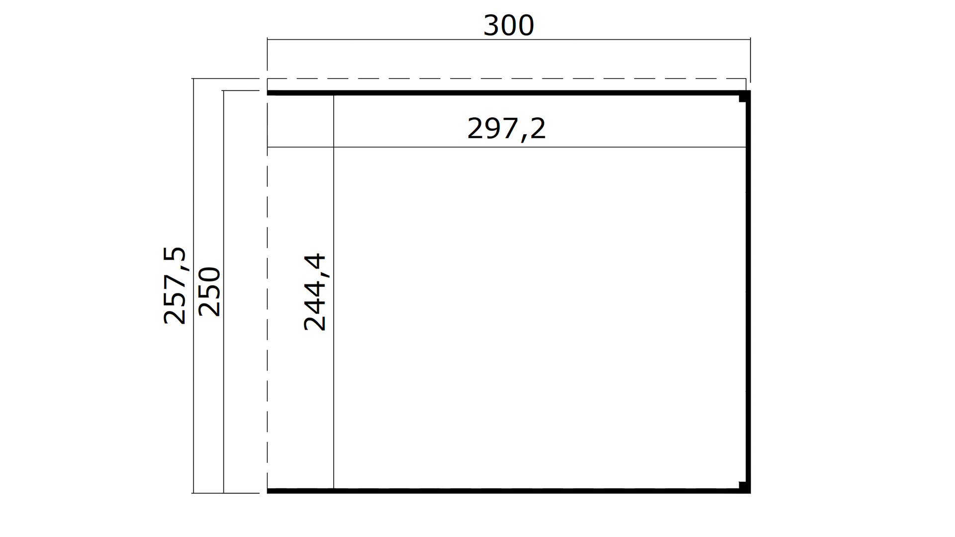Anbau für Gartenhaus Stella/Nika