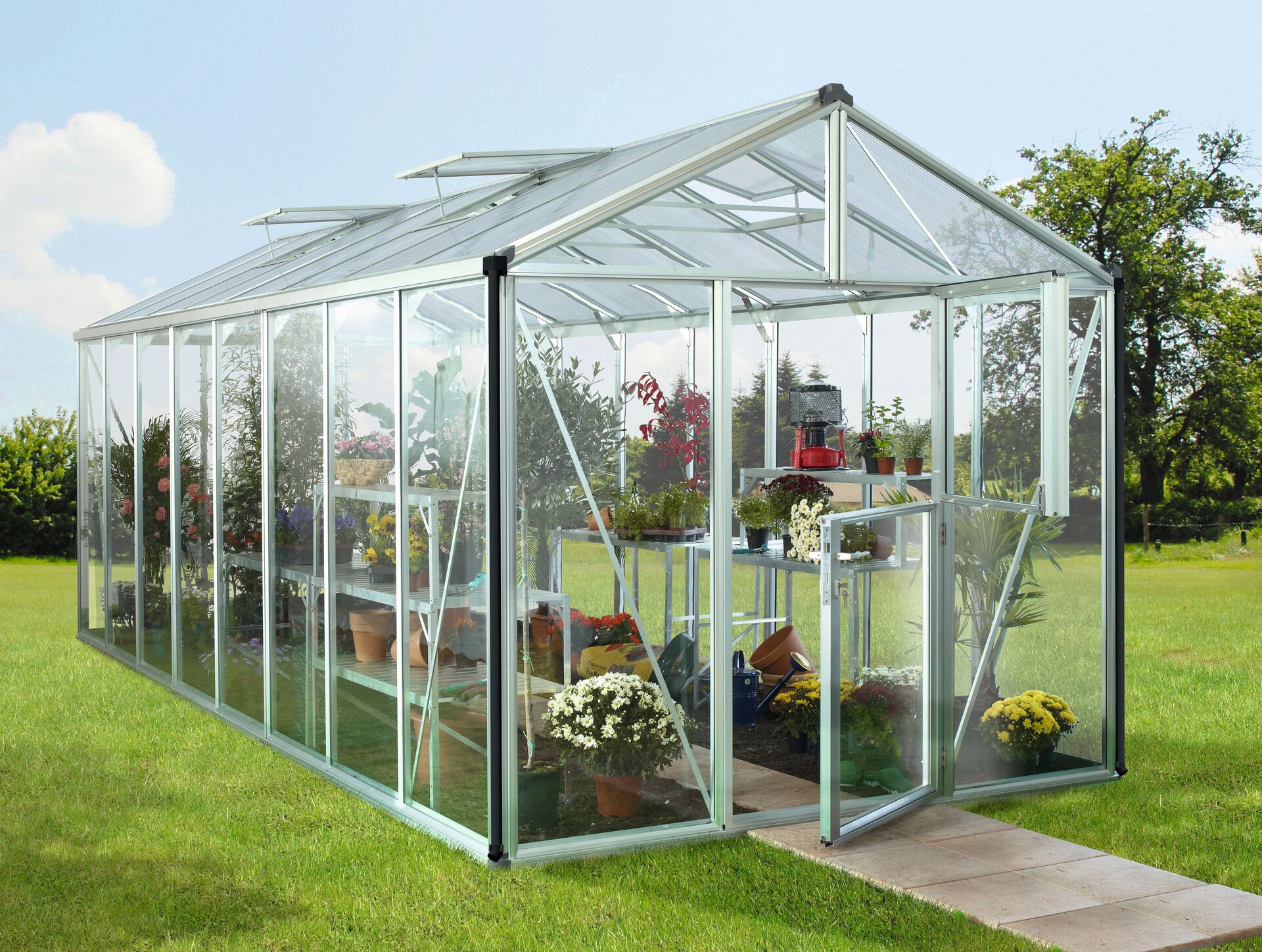 Gewächshaus Zeus 15700 bei leitermann.de günstig kaufen Gewächshaus Zeus 15700