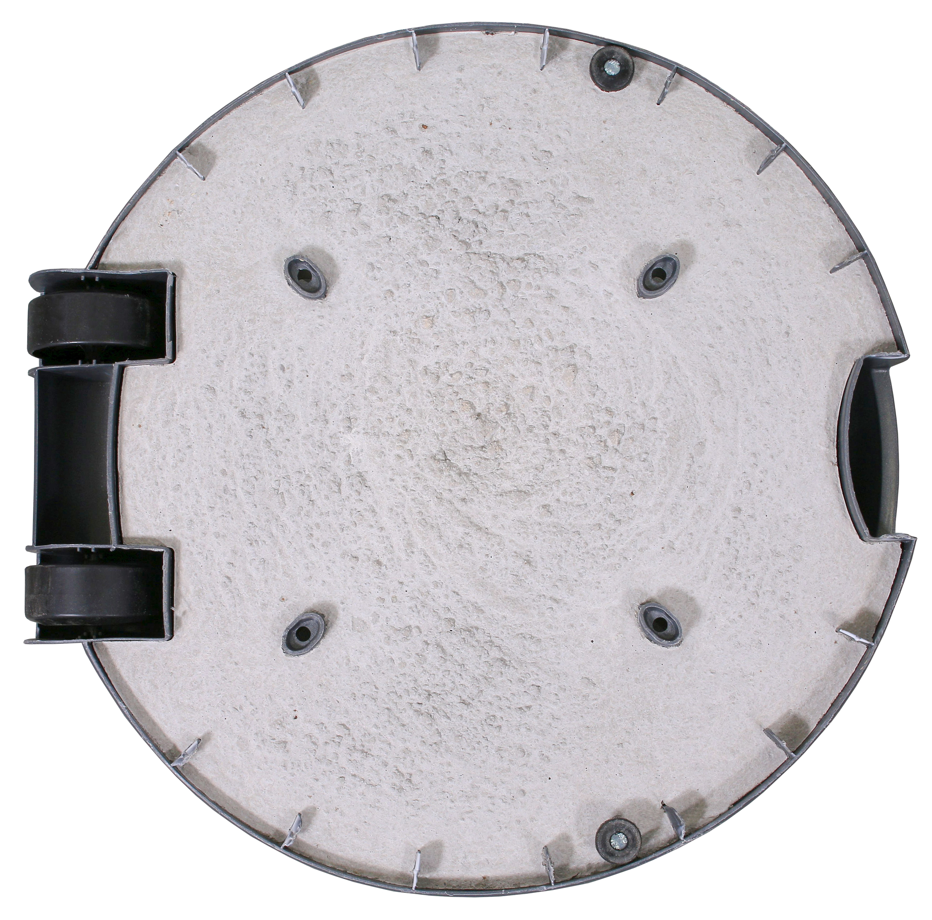 Betonständer ca. 40kg, halbrund, anthrazit bei leitermann.de günstig kaufen Betonständer ca. 40kg, halbrund, anthrazit