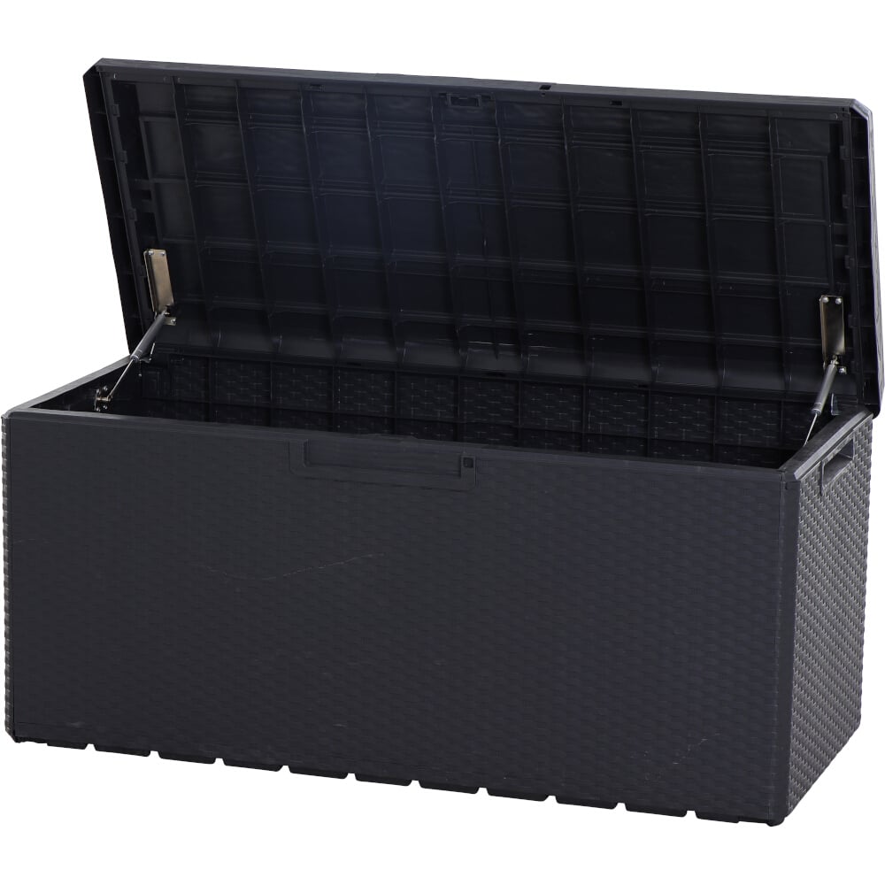 Kissenbox Portofino, Rattan, anthrazit