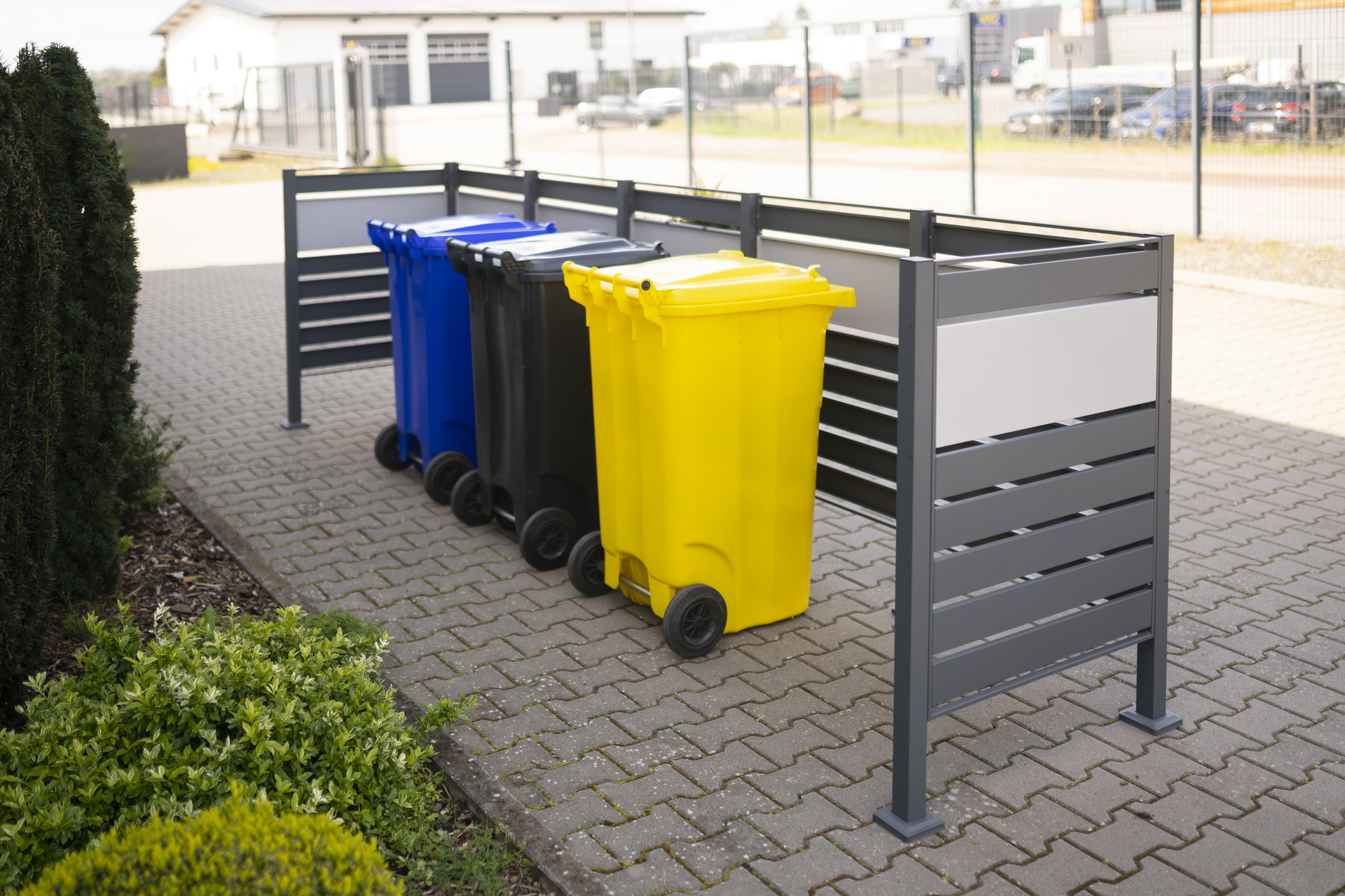 Mülltonnenverkleidung Planum bei leitermann.de günstig kaufen Mülltonnenverkleidung Planum