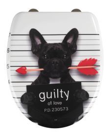 WC-Sitz Guilty Dog Easy Close Duroplast