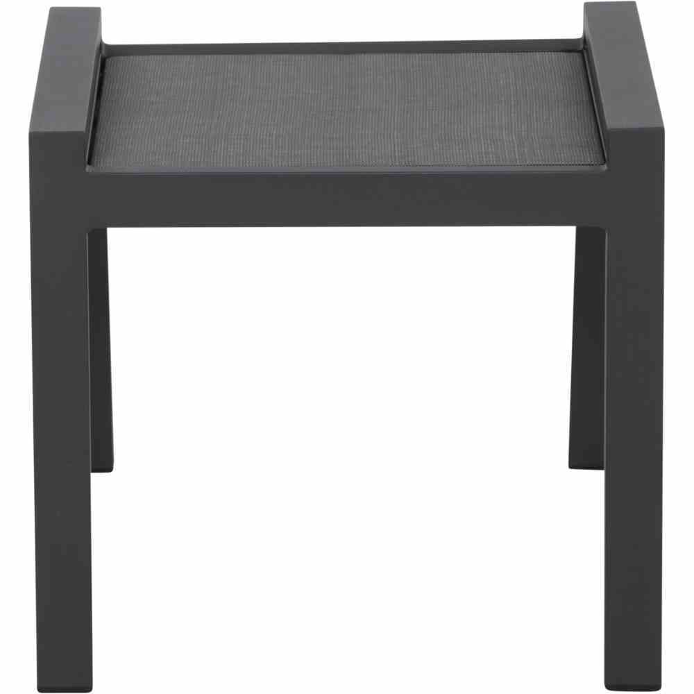 Savona Hocker matt anthrazit / silber-schwarz