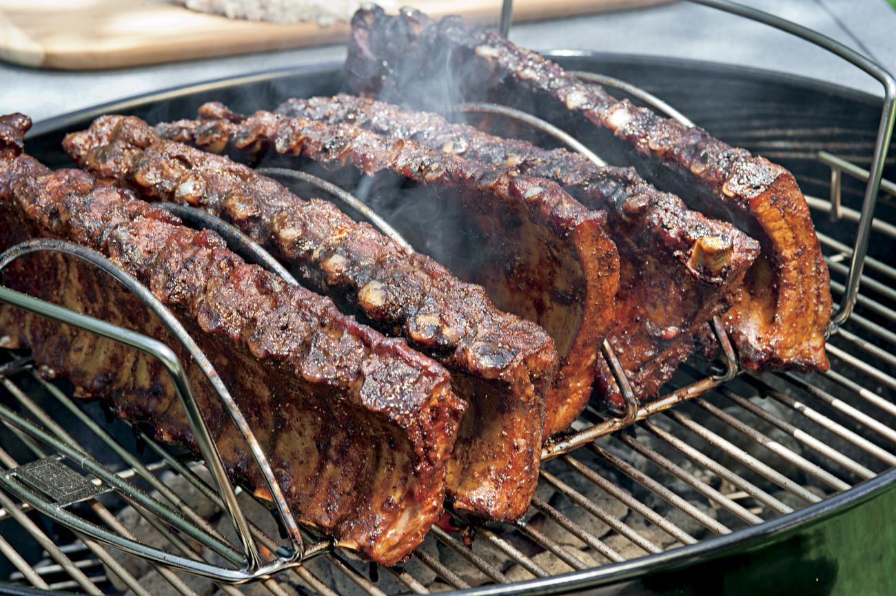 Spare-Rib-Halter und Bratenkorb bei leitermann.de günstig kaufen Spare-Rib-Halter und Bratenkorb