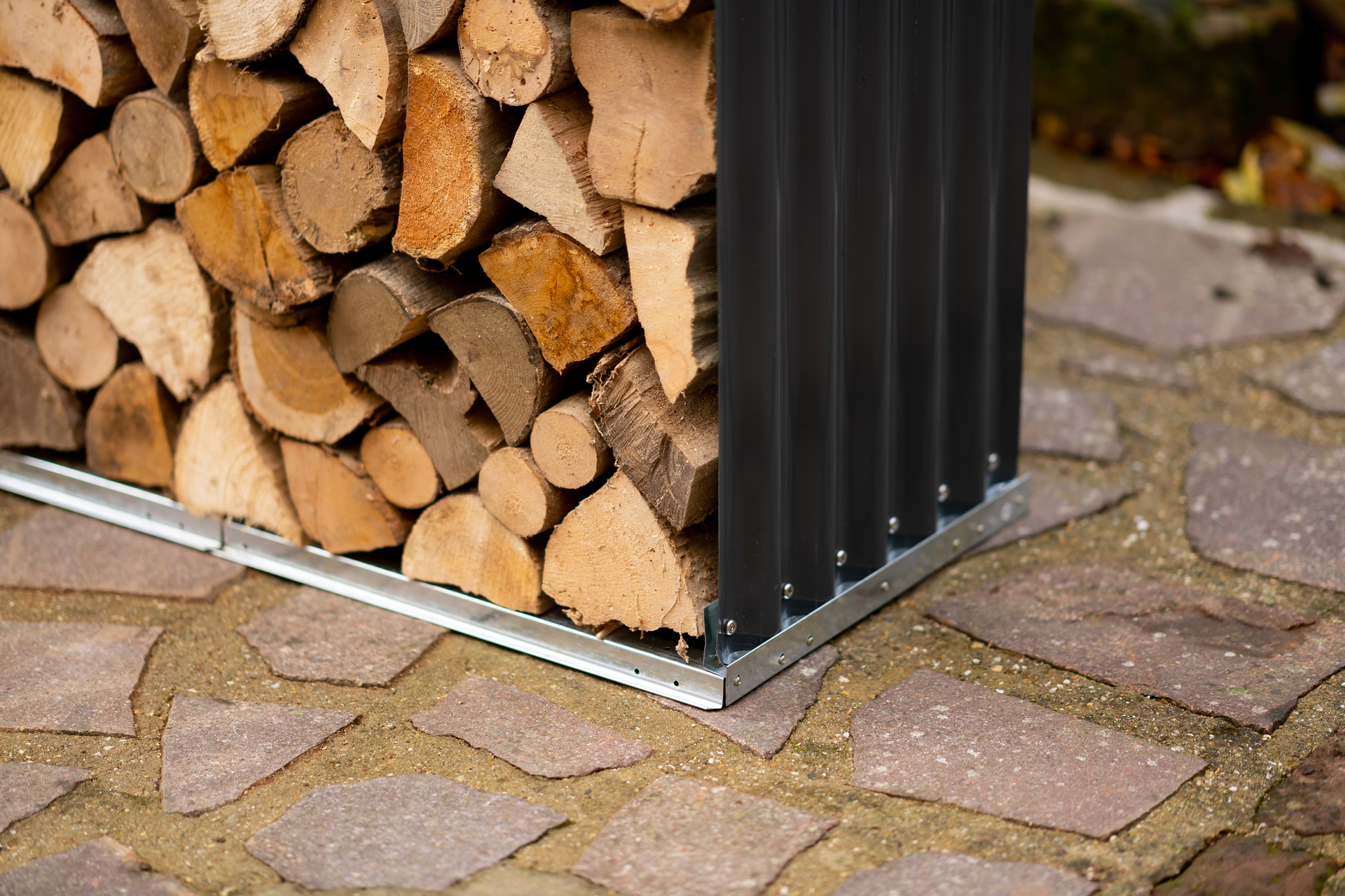 Kaminholzregal 46 x 212 x 111 cm