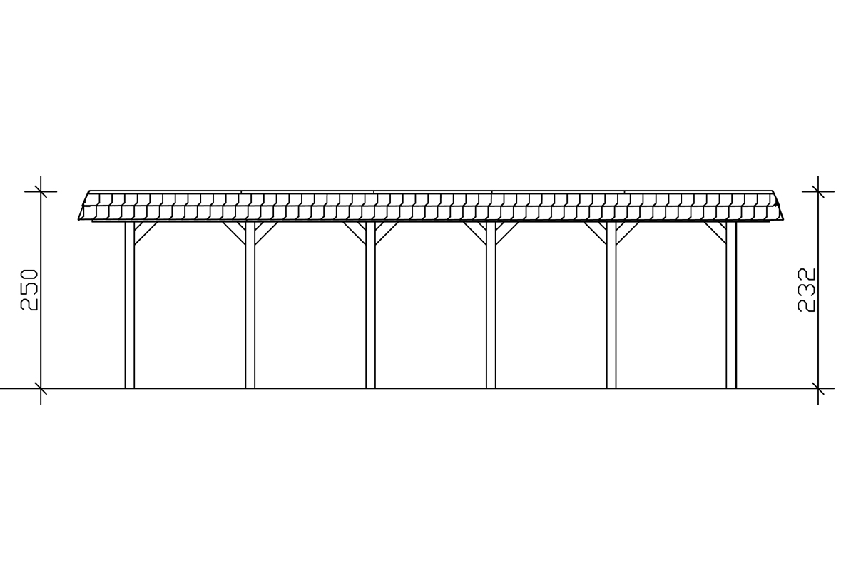 Carport Spreewald bei leitermann.de günstig kaufen Carport Spreewald