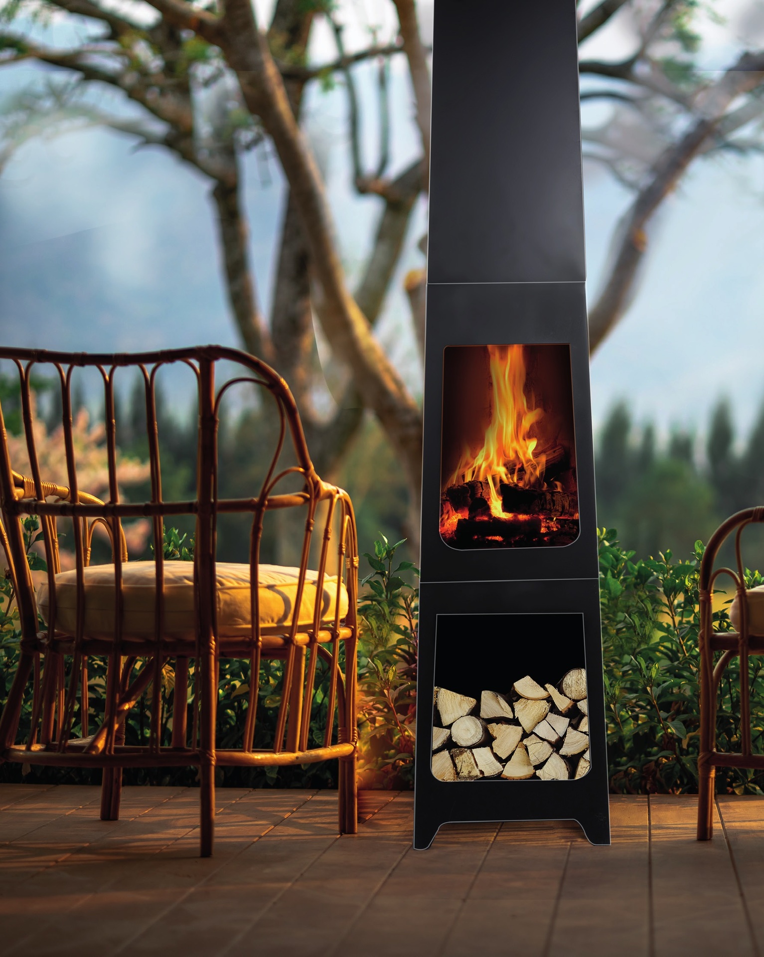 Gartenkamin " Nizza " bei leitermann.de günstig kaufen Gartenkamin " Nizza "