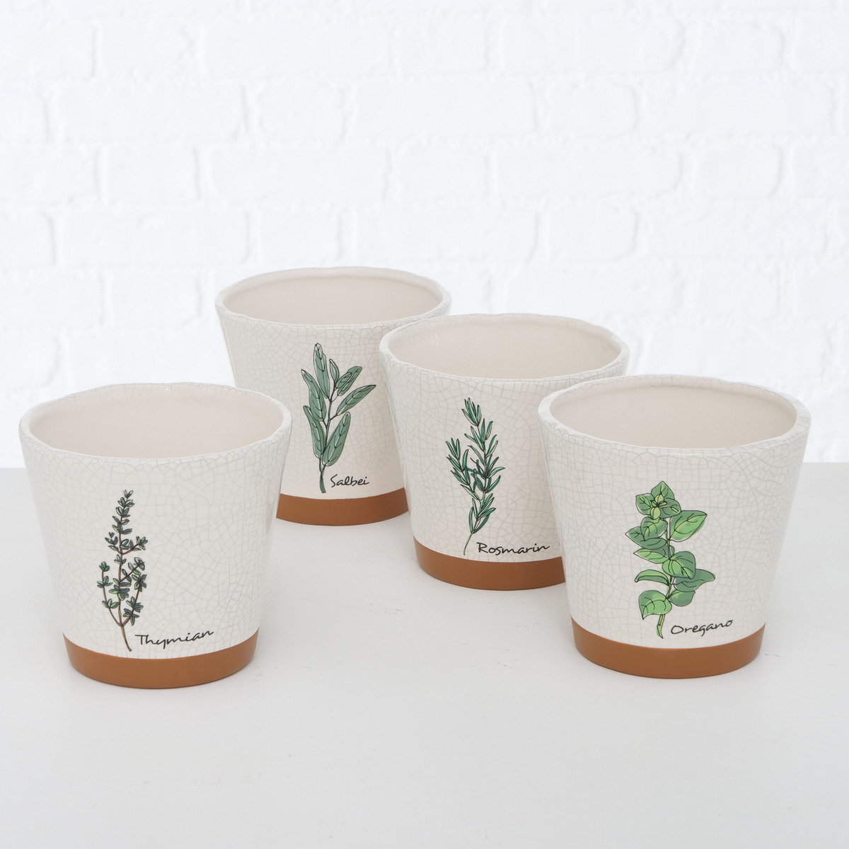 Pflanztopf Herbs, 4-fach sortiert bei leitermann.de günstig kaufen Pflanztopf Herbs, 4-fach sortiert