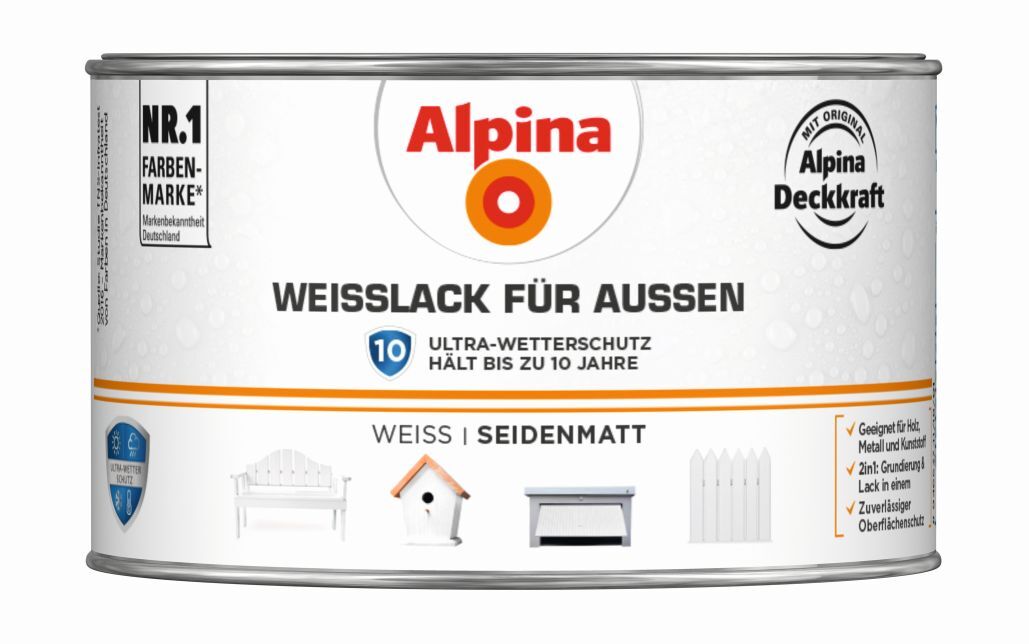 Alpina Farben GmbH Weißlack für außen