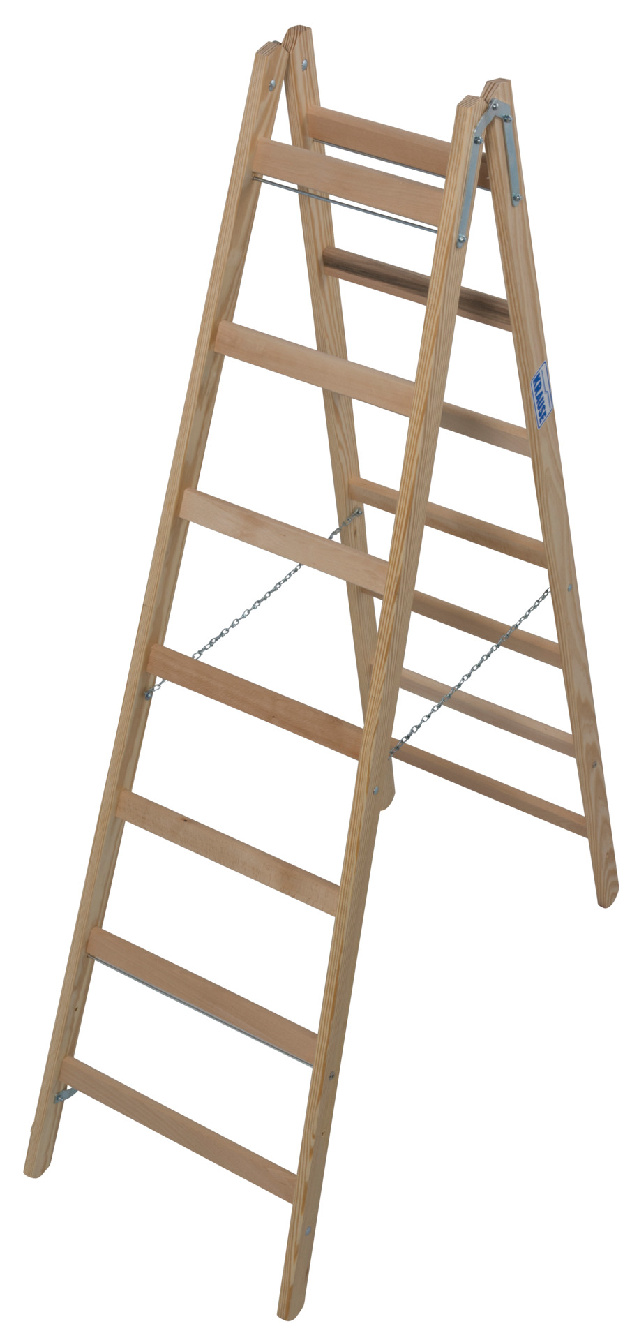 Sprossen-Doppelleiter Holz bei leitermann.de günstig kaufen Sprossen-Doppelleiter Holz