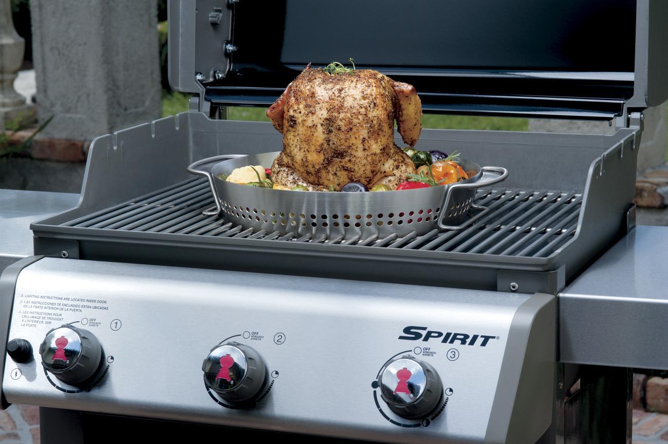 Gourmet BBQ System - Geflügel Bräter Einsatz ohne Grillrost