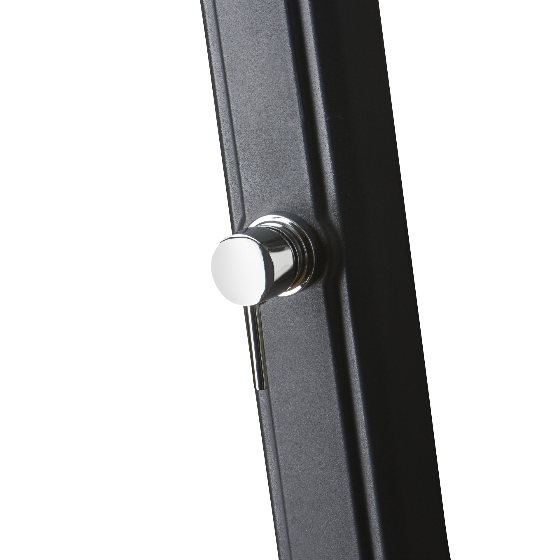 Harz Solardusche mit Fußdusche, 25l, schwarz