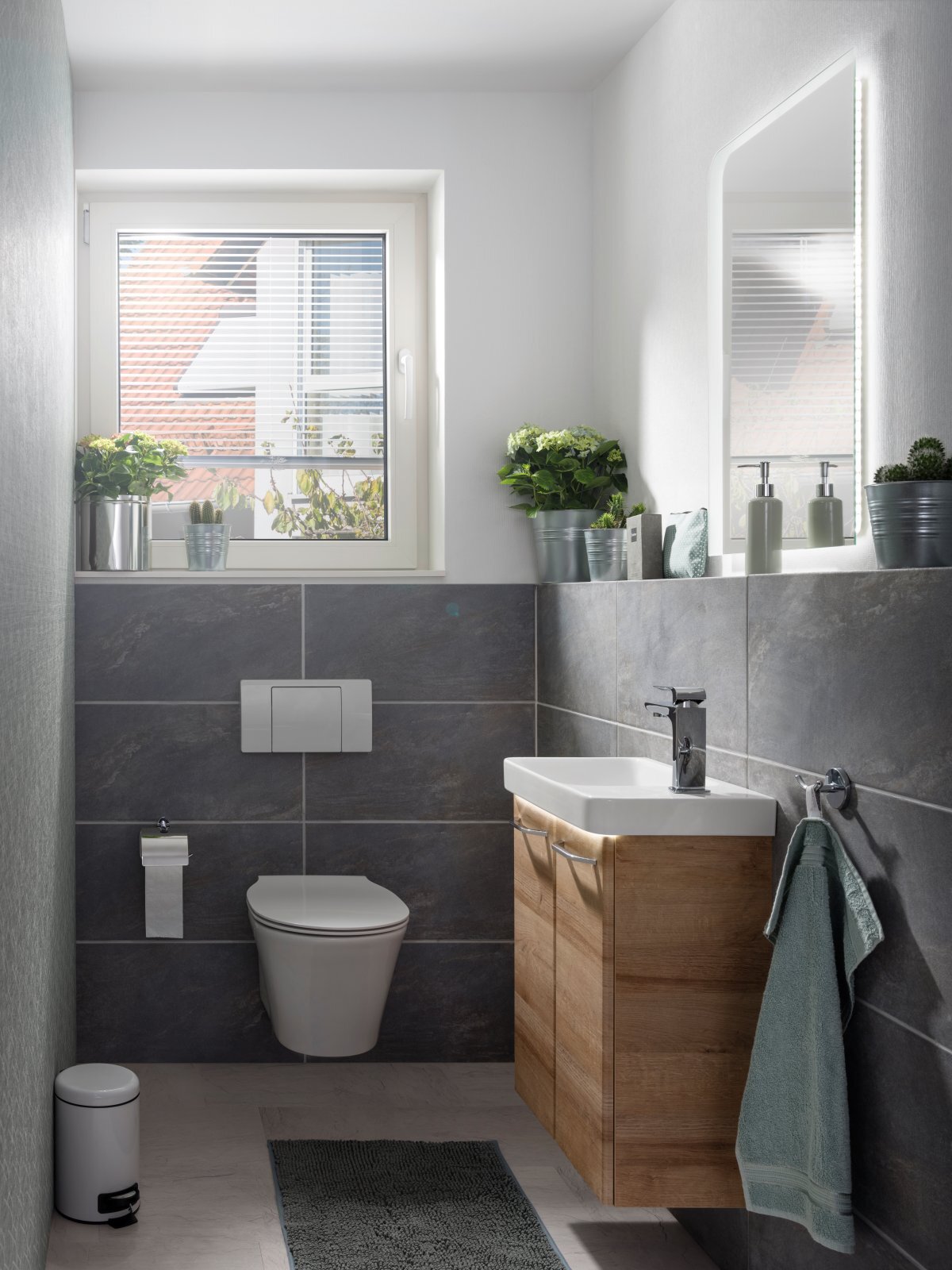 MILANO Mini-Waschtischunterschrank 52x61x27,5cm, 2Türen bei leitermann.de günstig kaufen MILANO Mini-Waschtischunterschrank 52x61x27,5cm, 2Türen