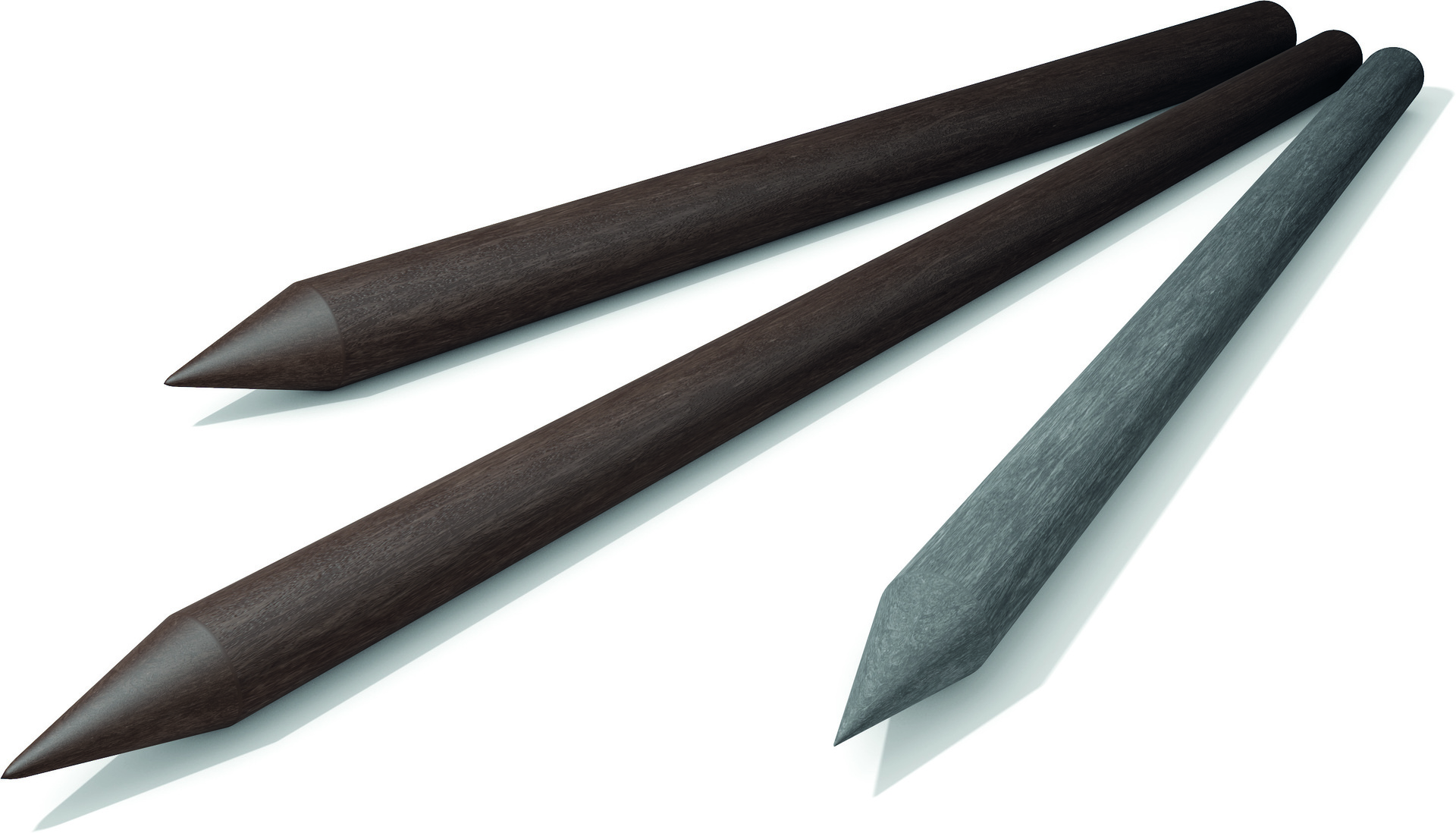 Baumpfahl Recyclingpfosten mit Spitze