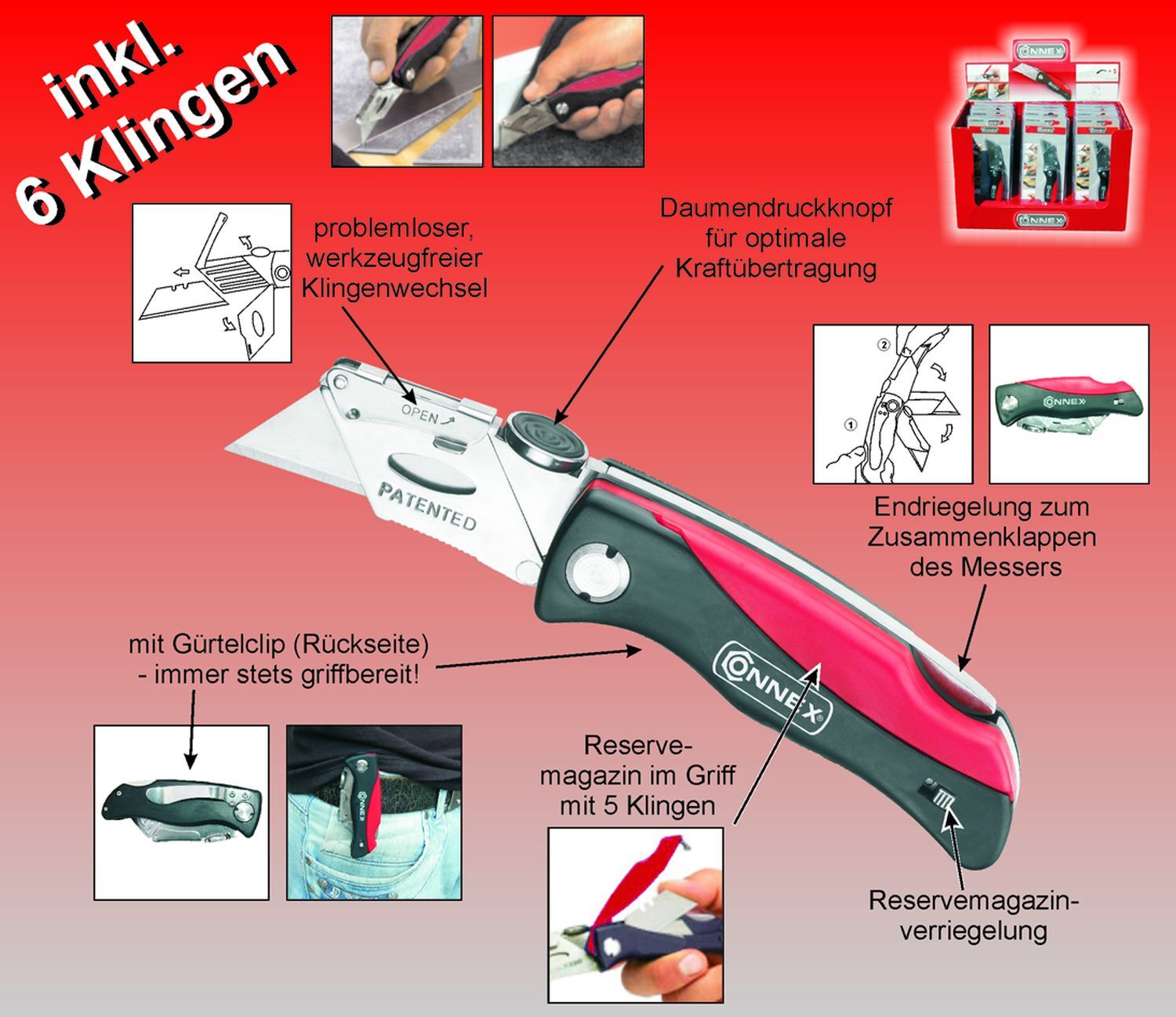 Universalmesser Profi bei leitermann.de günstig kaufen Universalmesser Profi