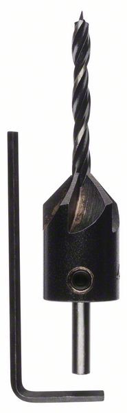 ROBERT BOSCH GMBH Holzspiralbohrer mit Senker 4×15 mm