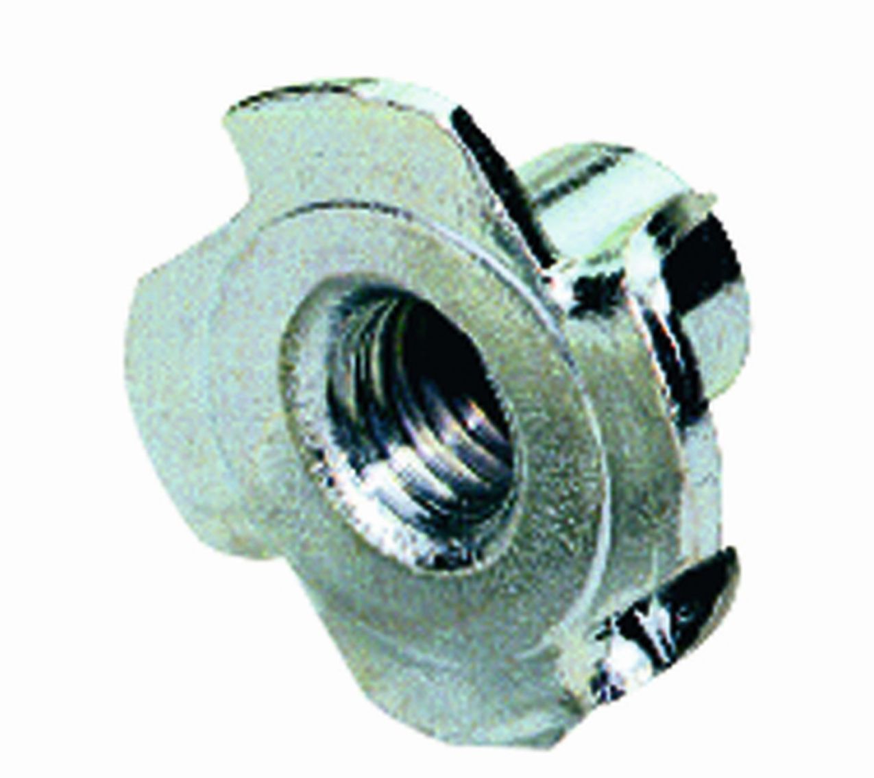 Stahl-Einschlagmutter mit Gewinde, M8, Ø11 / 22 mm, Stahl, verzinkt